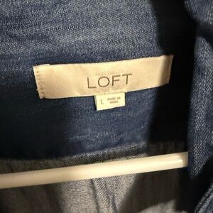 LOFT Blue Denim Jacket